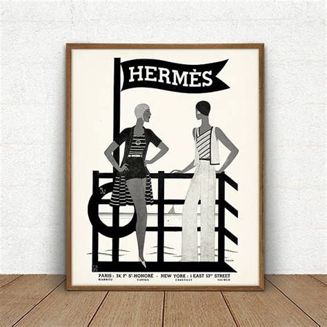 vintage hermes poster|hermes posters for sale.